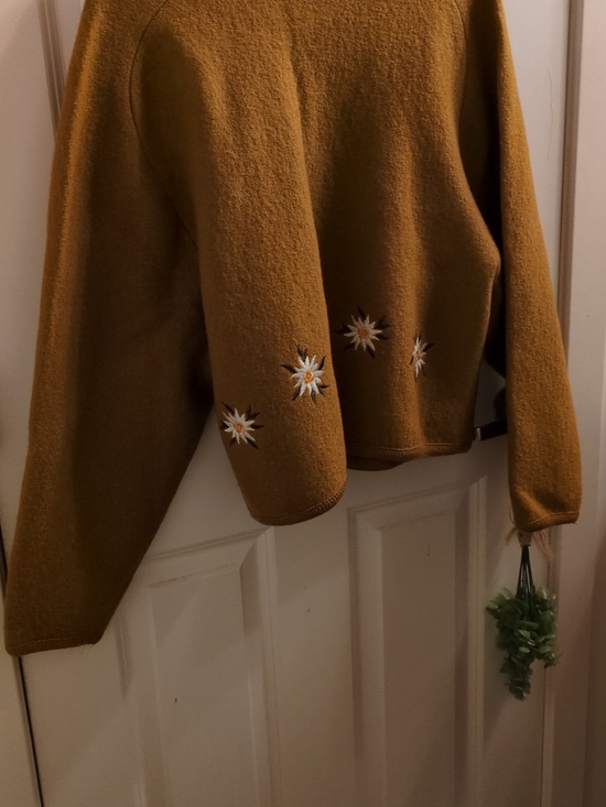 Rare Vintage German Otto Hundt 60s Wool Embroidered Jacket - Picture 3 of 3